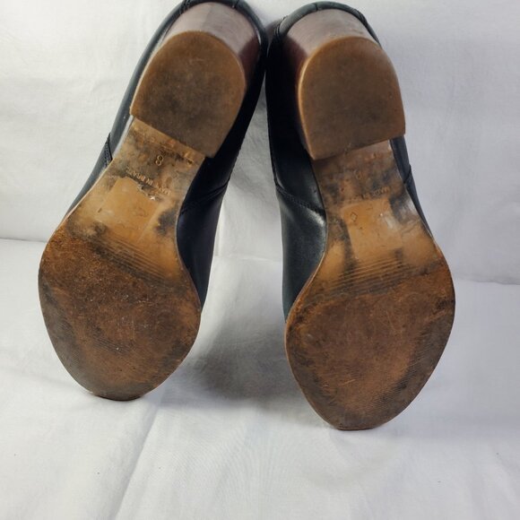 Madewell Regan Black Leather Ankle Boots - Picture 9 of 12